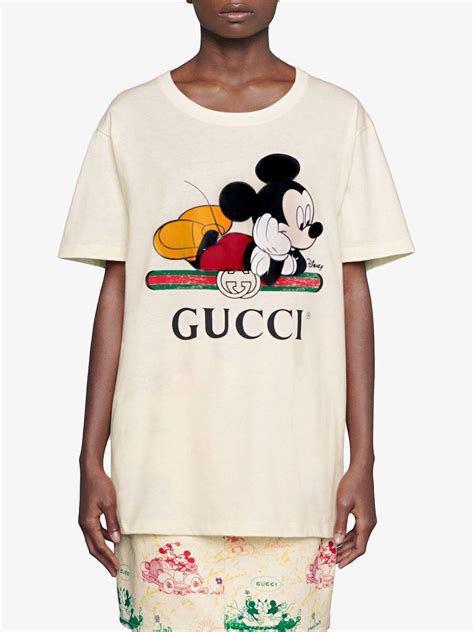 gucci mickey mouse t-shirt price|Mickey Mouse wearing Gucci.